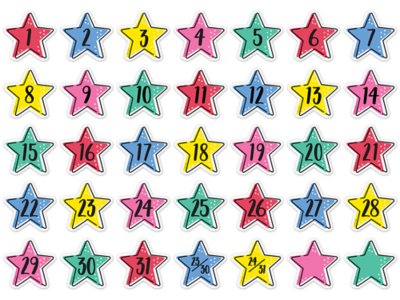 Star Bright Calendar Mini Accents