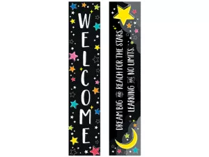 Star Bright Double-Sided Welcome Banner