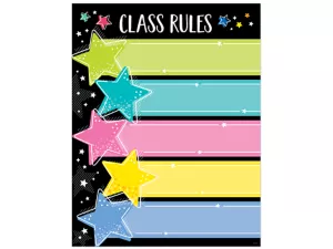 Star Bright Classroom Rules Poster