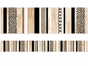 Stripes&nbsp;& Doodles Wood Border