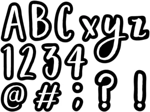 Bold&nbsp;& Bright 4" Punch-Out Letters