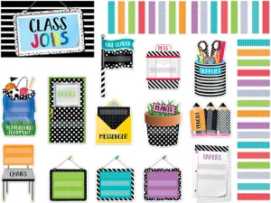 Bold&nbsp;& Bright Classroom Jobs Bulletin Board Set