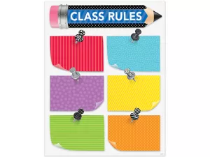 Bold&nbsp;& Bright Classroom Rules Poster