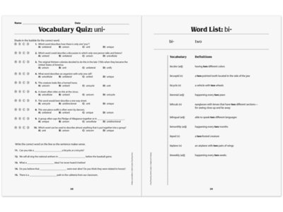 Prefixes&nbsp;& Suffixes Workbook