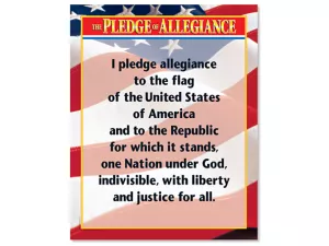 Pledge of Allegiance Poster