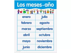 Los meses del año Poster