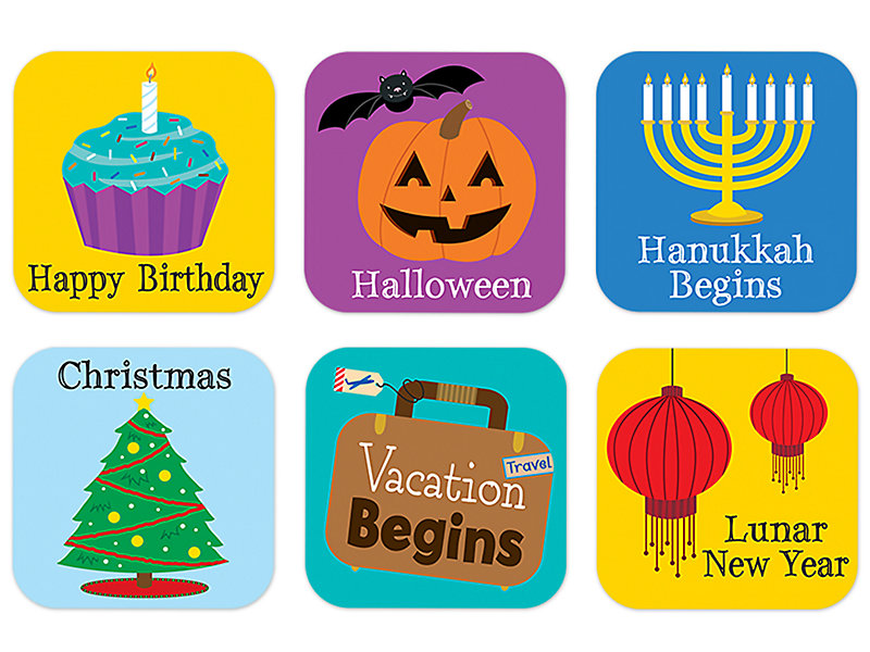 Holidays Events Calendar Mini Accents At Lakeshore Learning