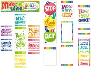 Painted Palette Behavior Management Bulletin Board Set
