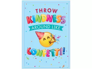 Emoji Fun Throw Kindness Around… Poster