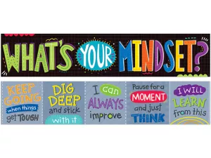 Growth Mindset Double-Sided Banner