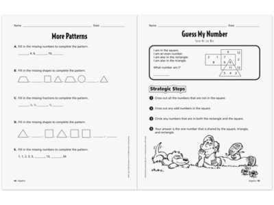 Math Logic & Word Problems Workbook - Gr. 3-4 at Lakeshore Learning
