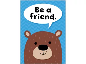 Woodland Friends Be a Friend Poster