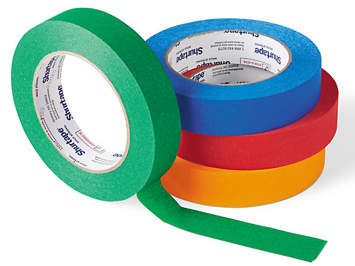 1/2 Colored Masking Tape, Set of 10 by Shurtape 709181
