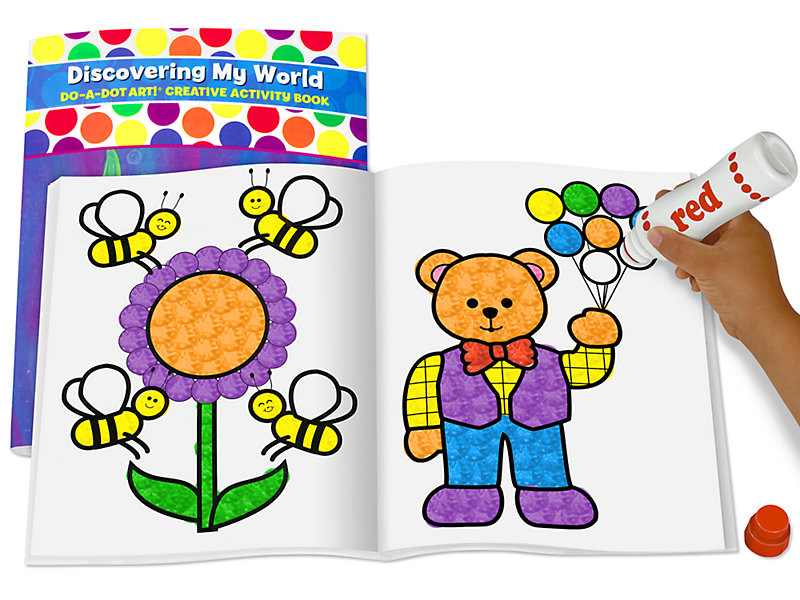 Dot Markers Activity Book: Guided Large book by Creative