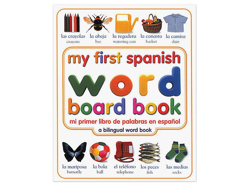 My First Spanish Word Board Book at Lakeshore Learning