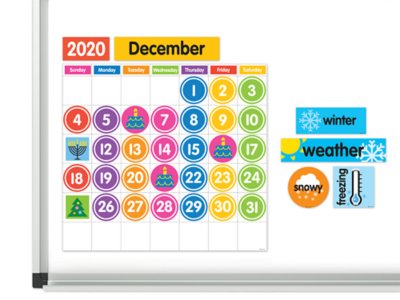 Magnetic Calendar Bulletin Board Set At Lakeshore Learning