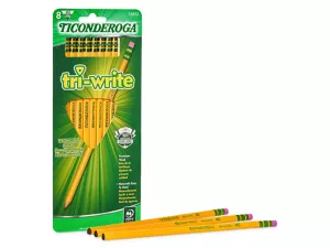 Ticonderoga<sup>®</sup> Tri-Write™ Pencils&nbsp;- Set&nbsp;of&nbsp;8