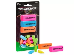 Ticonderoga<sup>®</sup> Neon Erasers