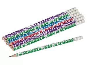 100th Day of School Pencils