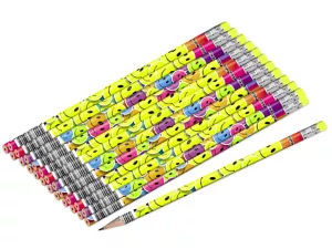 Smiley Face Pencils&nbsp;- Set&nbsp;of&nbsp;24