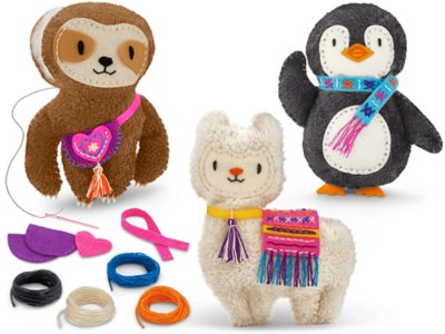 Beginner Pre Hole Punch Stuffed Animal Sewing Kit 