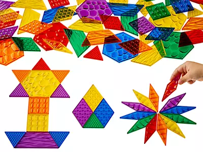 Blocs Module Translucides TickiT - 90 Pièces, 6 Couleurs, Pour Light Panel Blocs Module Translucides TickiT - 90 Pièces, 6 Couleurs, Pour Light Panel