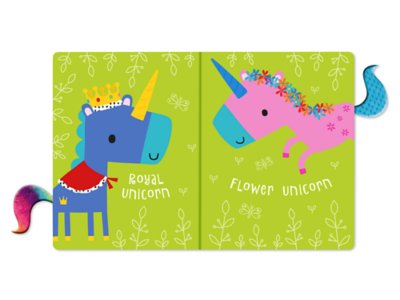 Soft Sensory Unicorn Book