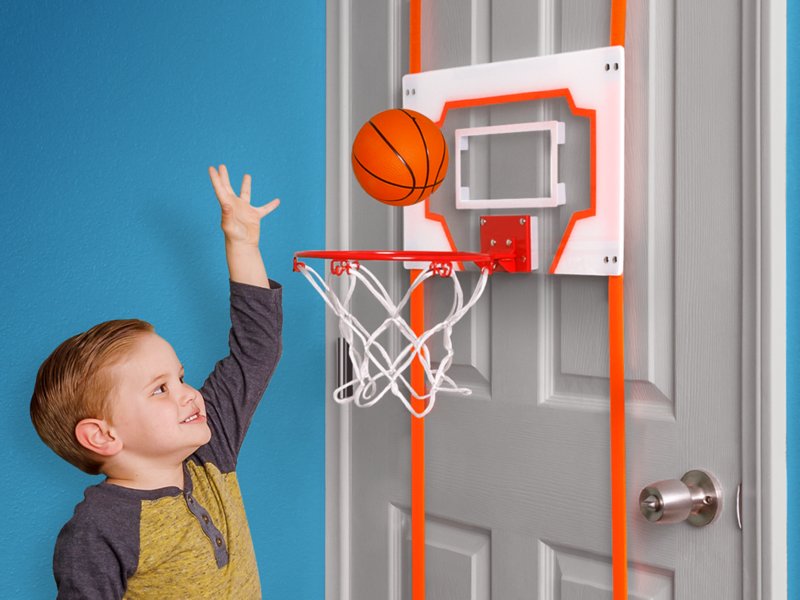 Panier de basket-ball mural intérieur/extérieur, mini panier de basket-ball à fi