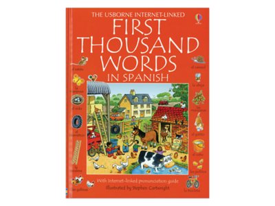 洋書 100%Spanish Design First Thousand Words in Spanish Hardcover Book at Lakeshore Learning