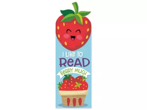 Strawberry-Scented Bookmarks