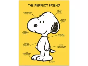 Peanuts<sup>®</sup> the Perfect Friend Poster