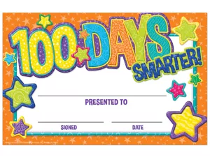 Color My World 100 Days Smarter Awards