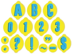Always Try Your Zest 4" Punch-Out Letters