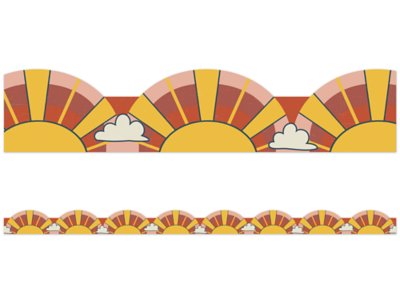 Adventurer Sunrise Scalloped Border at Lakeshore Learning