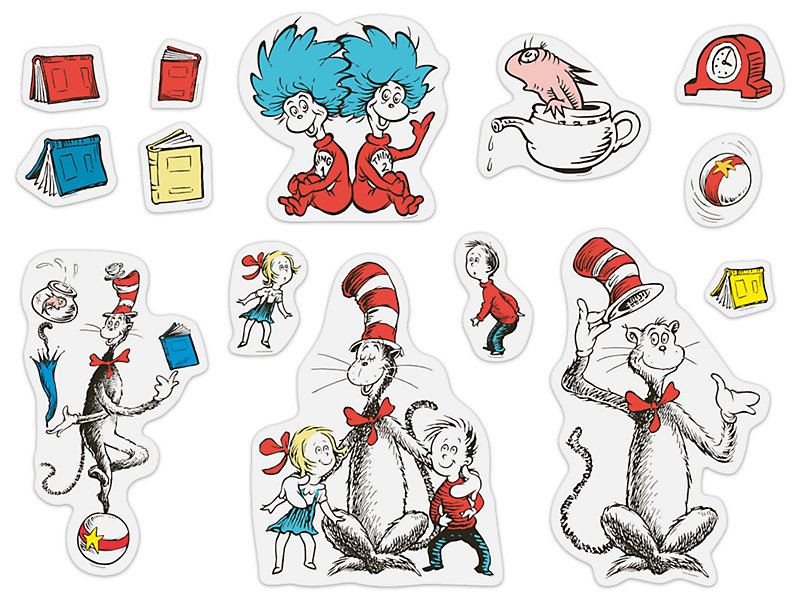 Dr. Seuss™ Cat in the Hat™ Bulletin Board Set at Lakeshore Learning