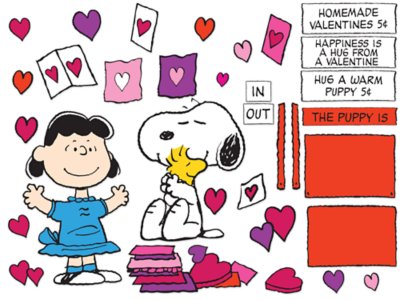 Peanuts® Valentine&#39;s Day Bulletin Board Set at Lakeshore Learning