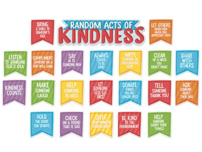 Random Acts of Kindness Bulletin Board Set at Lakeshore Learning