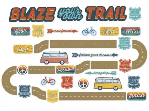 Adventurer Blaze Your Trail Bulletin Board Set
