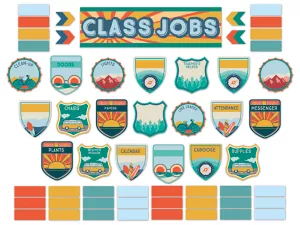 Adventurer Classroom Jobs Bulletin Board Set