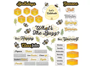 The Hive Classroom Organization Bulletin Board Set