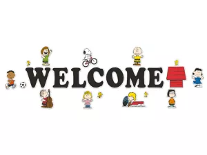 Peanuts<sup>®</sup> Welcome Bulletin Board Set