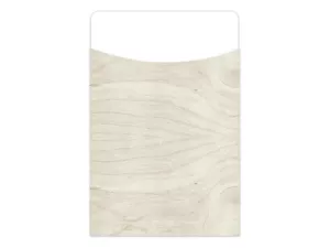 Natural Wood Library Pockets