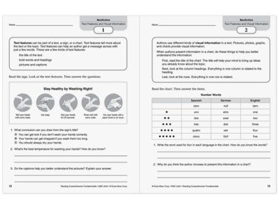 Reading Comprehension Fundamentals Workbook&nbsp;- Gr.&nbsp;4