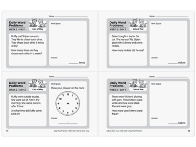 Daily Word Problems Workbook&nbsp;- Gr.&nbsp;2
