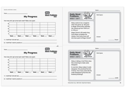 Daily Word Problems Workbook&nbsp;- Gr.&nbsp;4