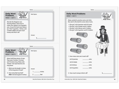 Daily Word Problems Workbook&nbsp;- Gr.&nbsp;4