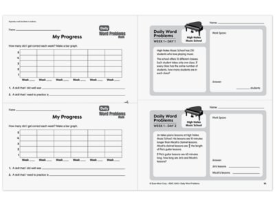 Daily Word Problems Workbook&nbsp;- Gr.&nbsp;5