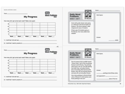 Daily Word Problems Workbook&nbsp;- Gr.&nbsp;6