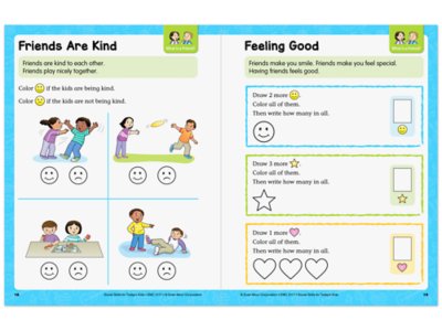 Social Skills Activities Workbook for Today’s Kids&nbsp;- Ages <span style="white-space: nowrap;">4-5</span>