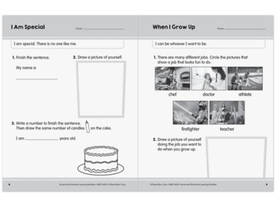 Social and Emotional Learning Activity Workbook&nbsp;- <span style="white-space: nowrap;">Pre K-K</span>